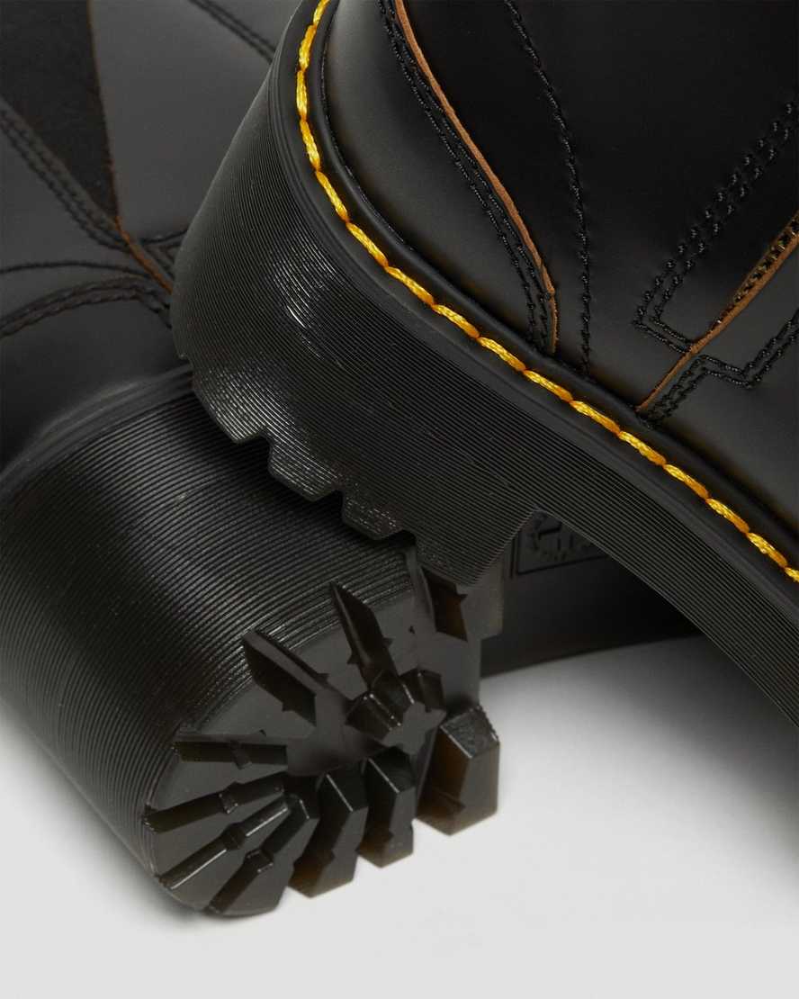 schwarze dr. martens rometty ii vintage smooth chelsea boots für damen