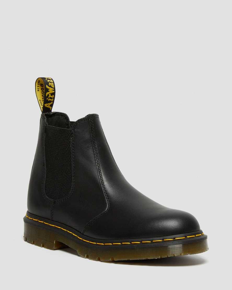 schwarze dr. martens 2976 rutschfeste chelsea boots für damen