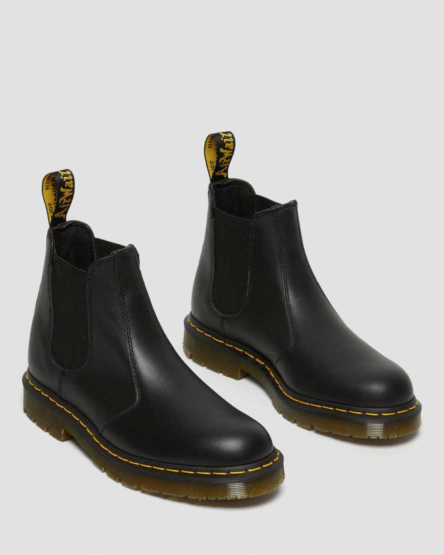 schwarze dr. martens 2976 rutschfeste chelsea boots für damen