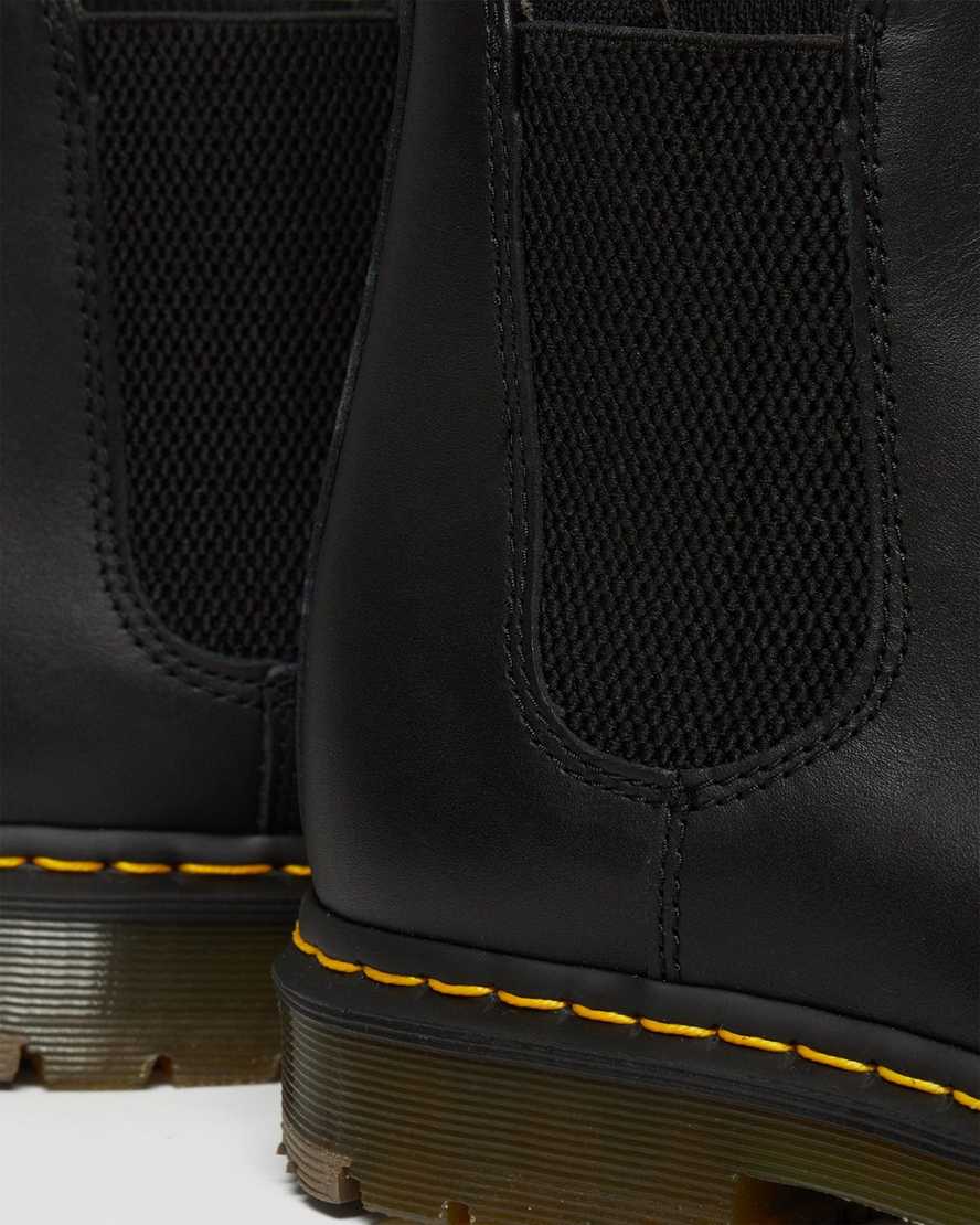 schwarze dr. martens 2976 rutschfeste chelsea boots für damen