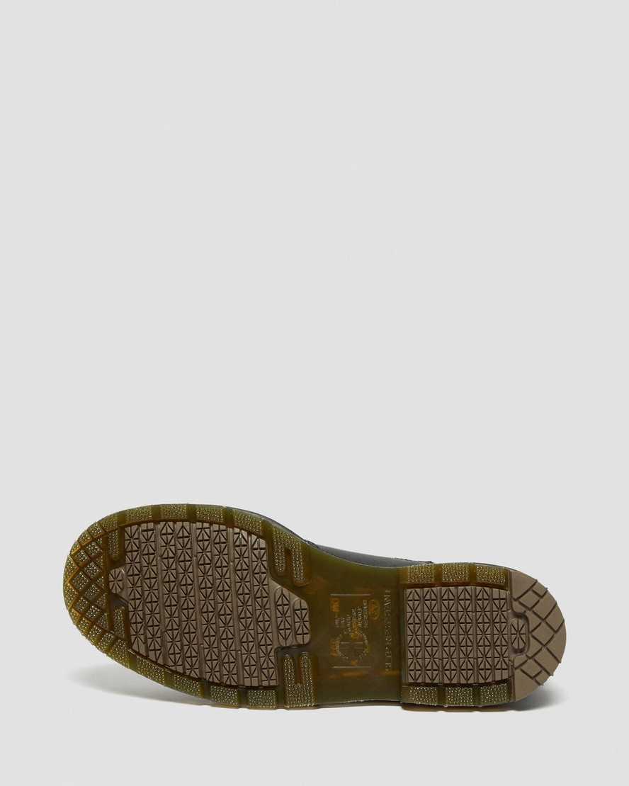 schwarze dr. martens 2976 rutschfeste chelsea boots für damen