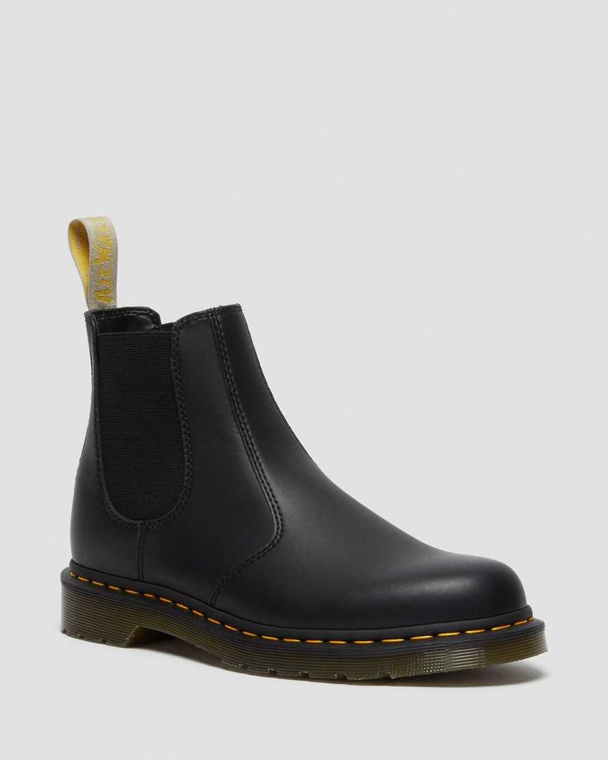 schwarze dr. martens 2976 felix chelsea boots für damen