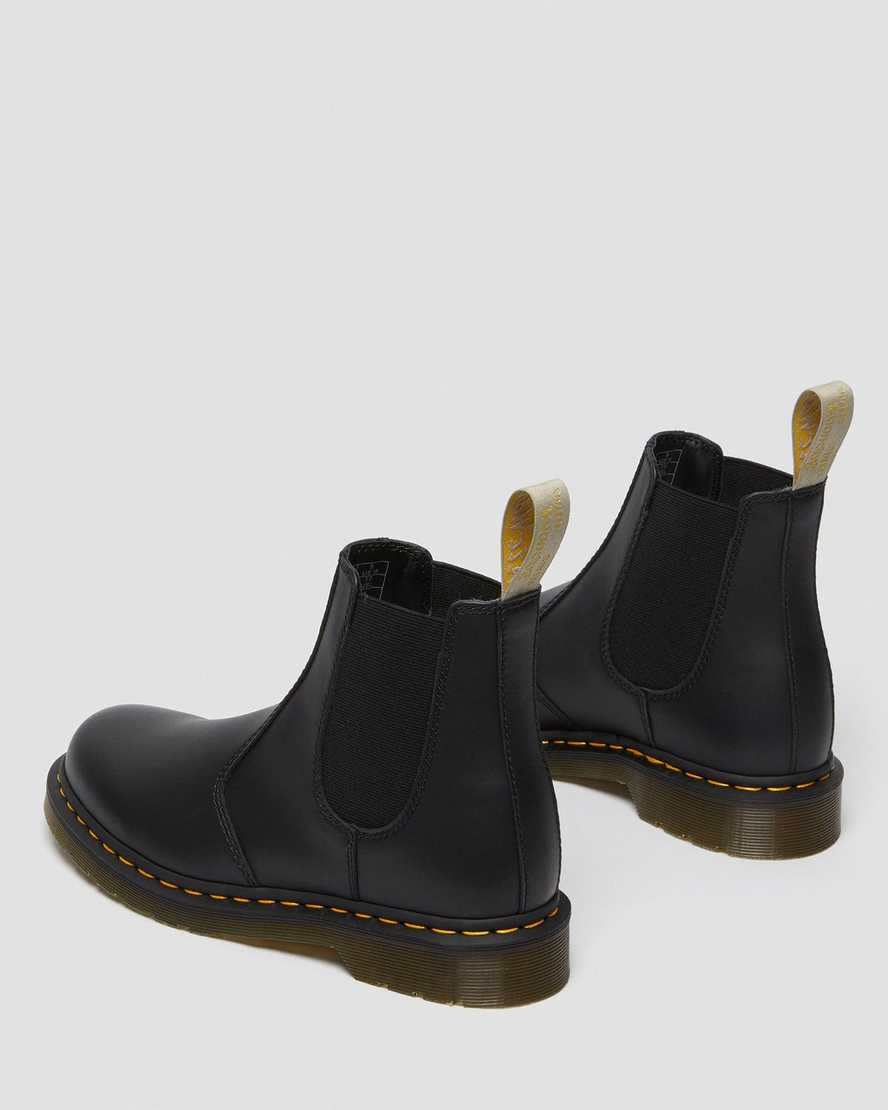 schwarze dr. martens 2976 felix chelsea boots für damen