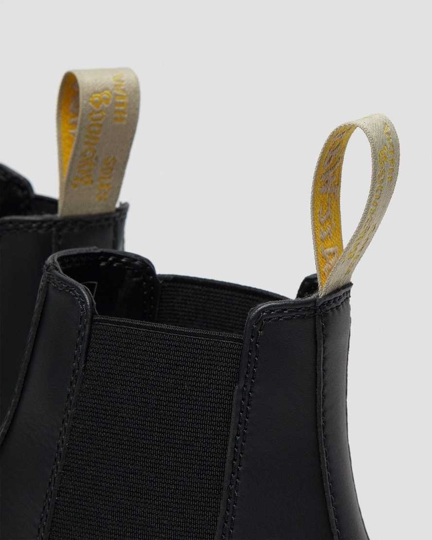 schwarze dr. martens 2976 felix chelsea boots für damen