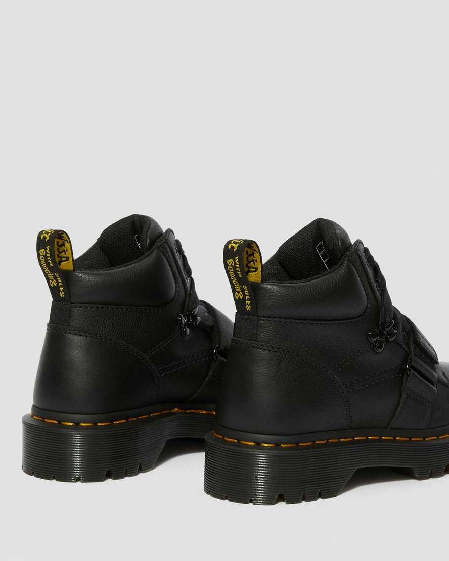 schwarze dr. martens zuma ii damen-klobigstiefel