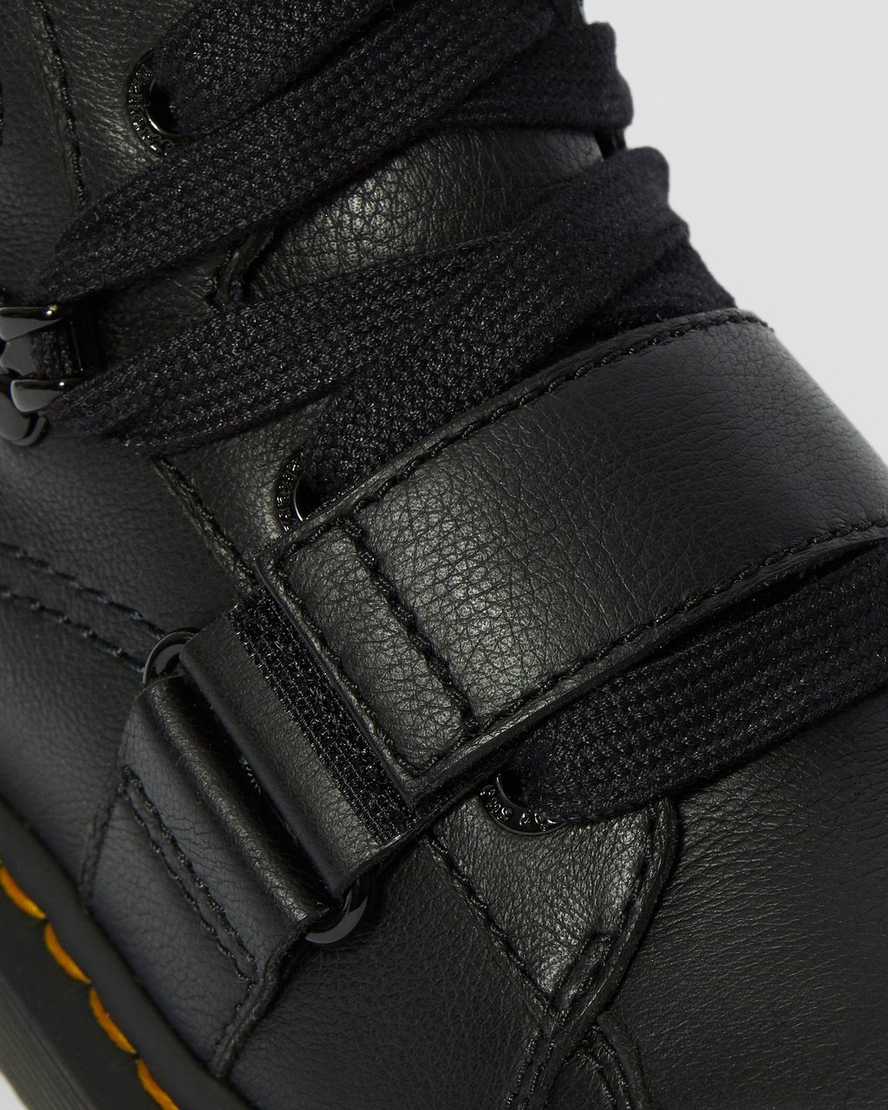 schwarze dr. martens zuma ii damen-klobigstiefel