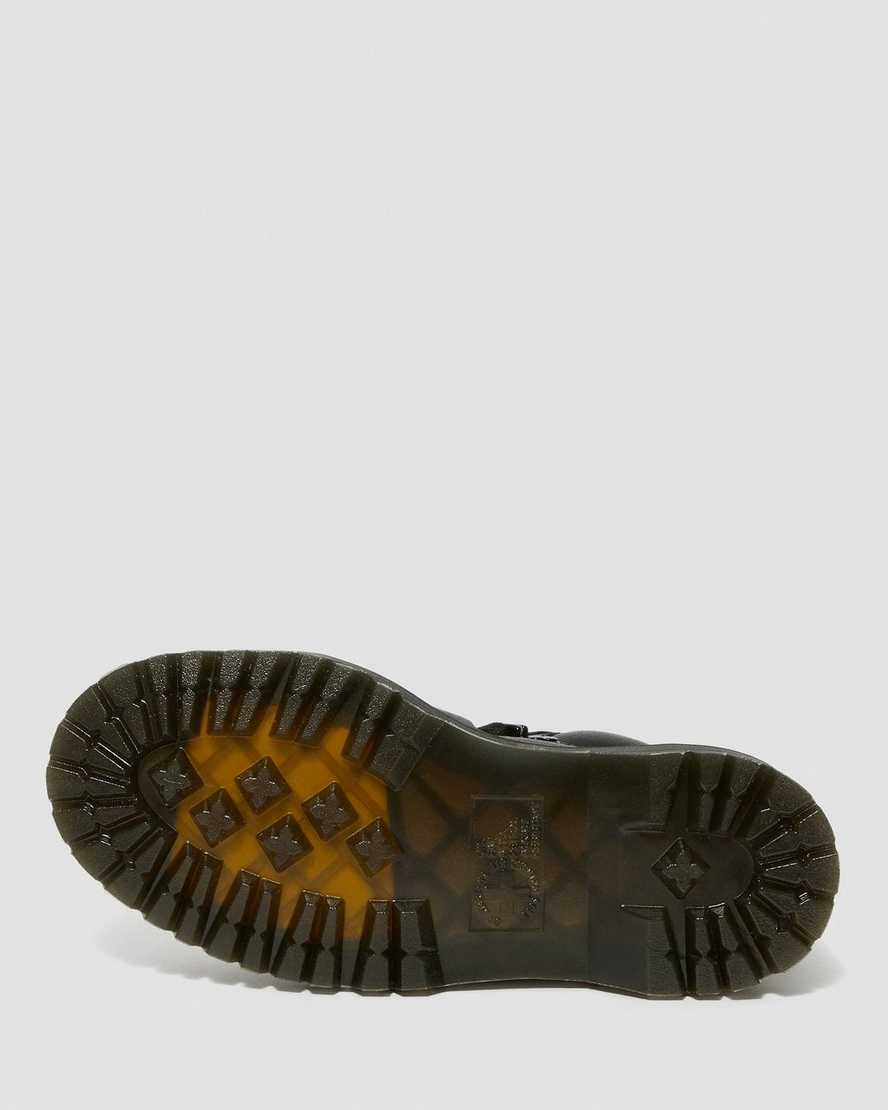 schwarze dr. martens zuma ii damen-klobigstiefel