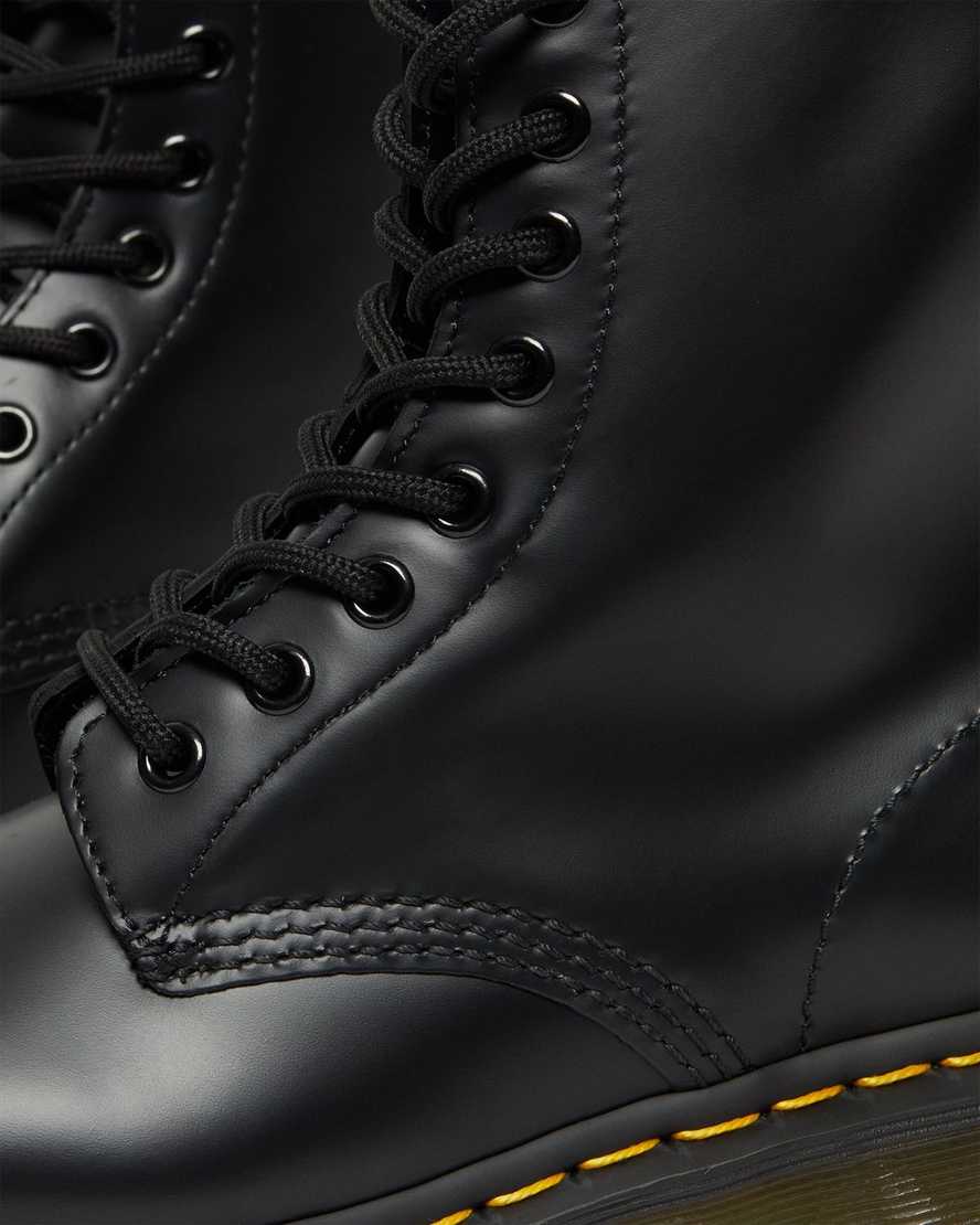 schwarze dr. martens 1460 smooth damen-schnürstiefel