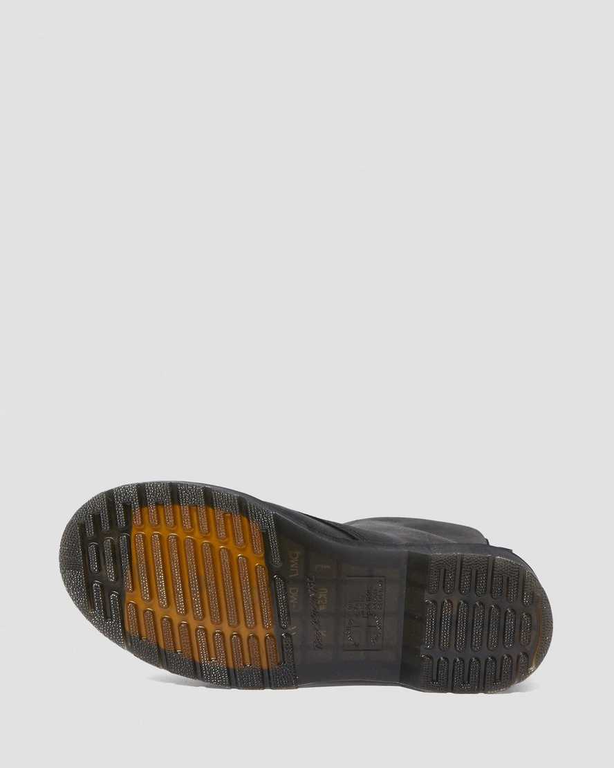 schwarze dr. martens 1460 wasserdichte damen-schnürstiefel