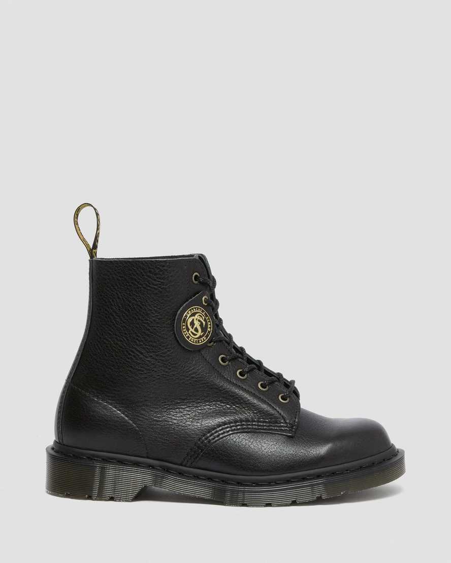schwarze dr. martens 1460 pascal damen-schnürstiefel
