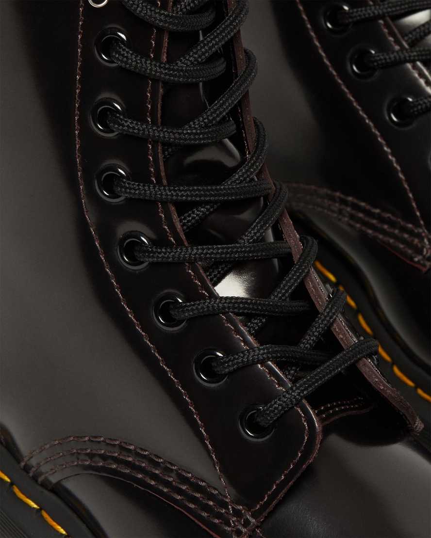 rote dr. martens 1460 arcadia damen-schnürstiefel