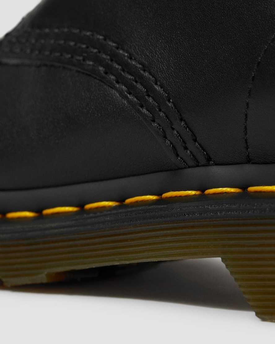 schwarze dr. martens 1460 nappa damen-schnürstiefel