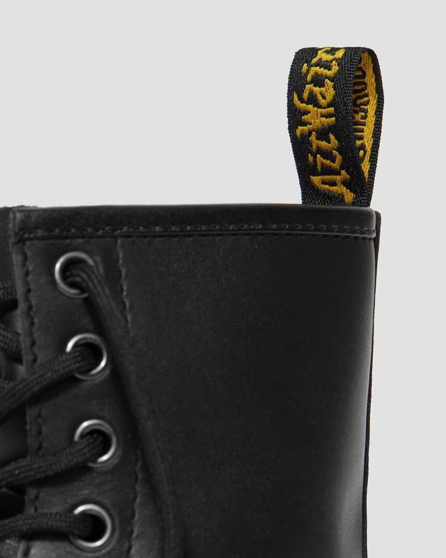schwarze dr. martens 1460 nappa damen-schnürstiefel