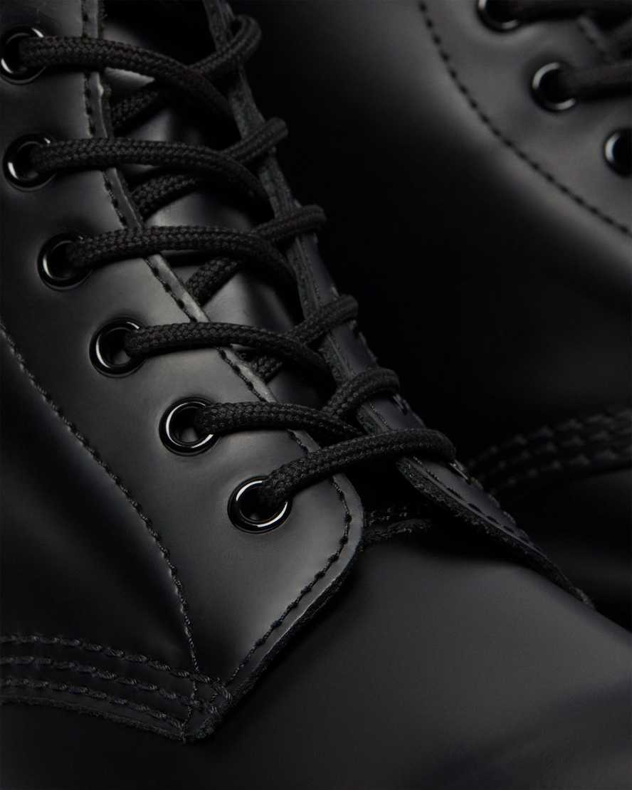 schwarze dr. martens 1460 smooth damen-schnürstiefel