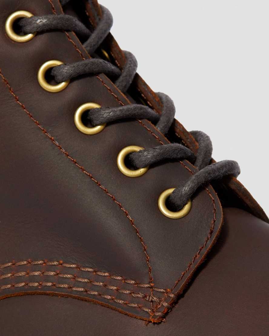 dunkelbraune dr. martens 1460 dm wintergrip damen-schnürstiefel