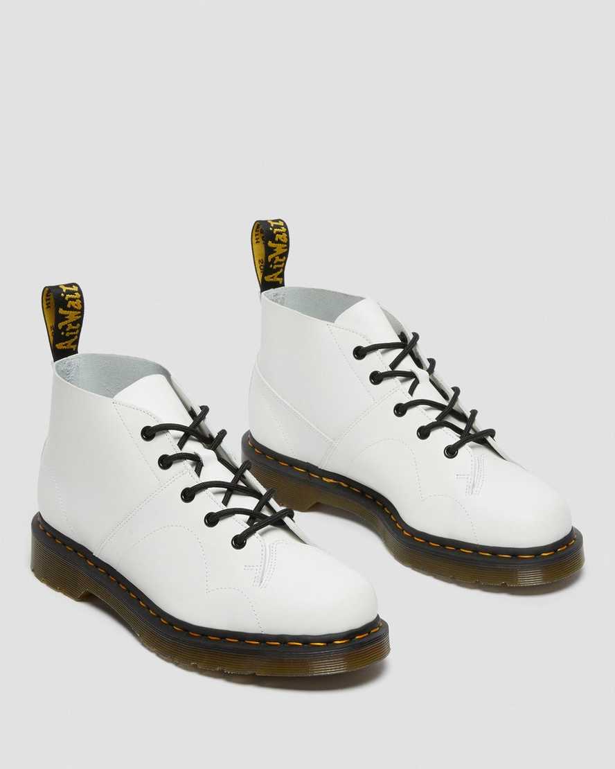 weiße dr. martens church smooth damen-monkey-boots