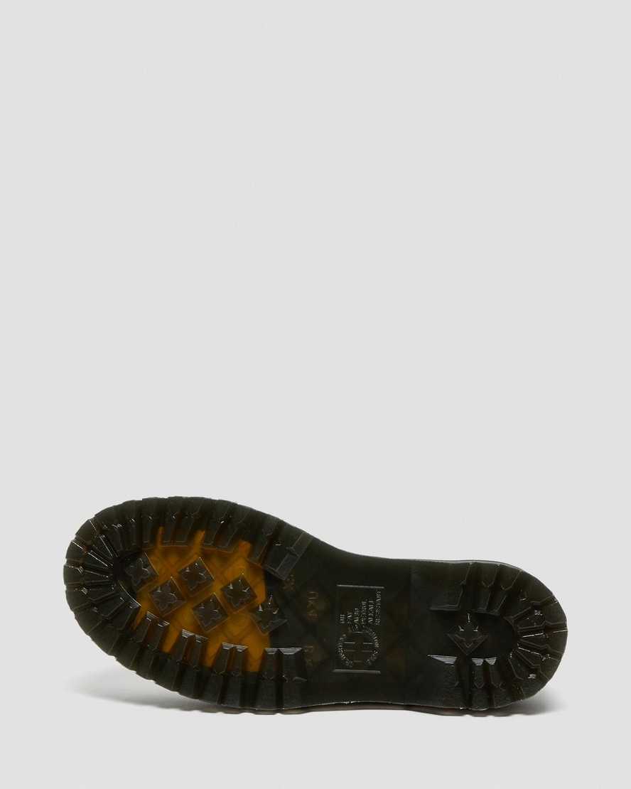 weiße dr. martens sinclair damen-plateaustiefel