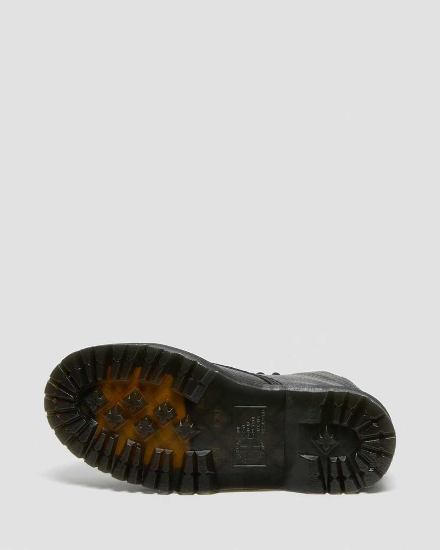 schwarze dr. martens sinclair damen-plateaustiefel