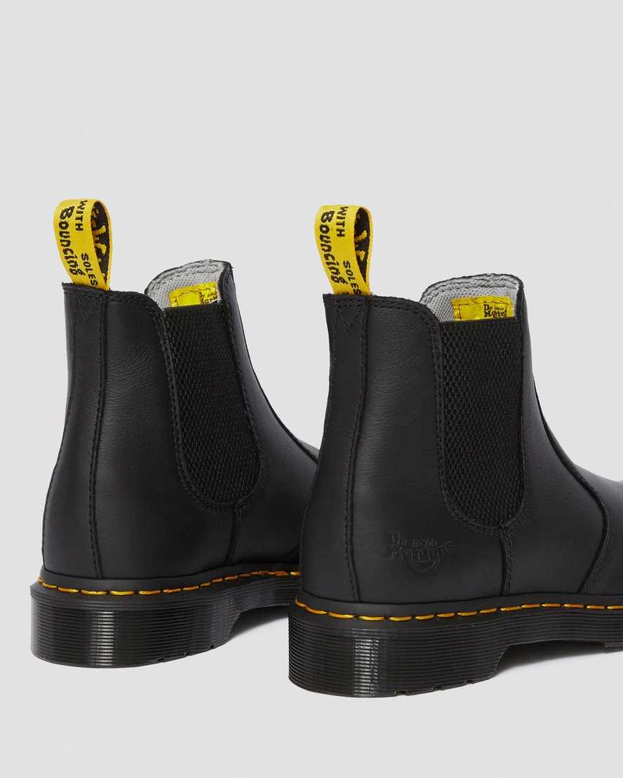 schwarze dr. martens arbor newark stahlkappen-arbeitsstiefel für damen