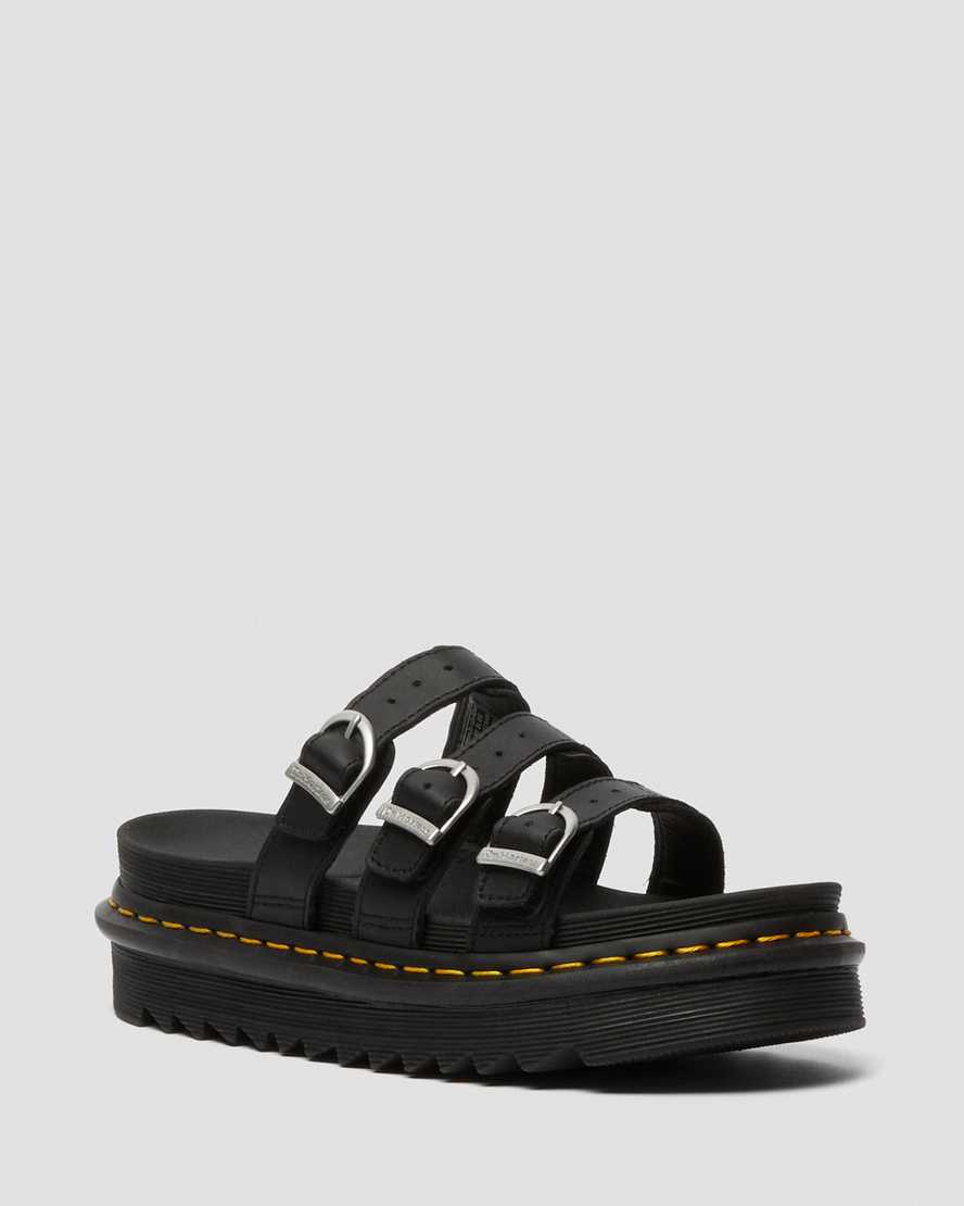 schwarze dr. martens blaire damen-sandalen