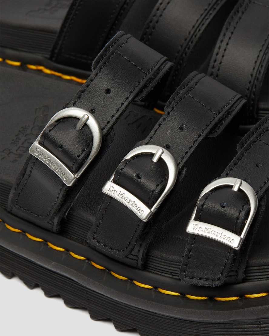 schwarze dr. martens blaire damen-sandalen