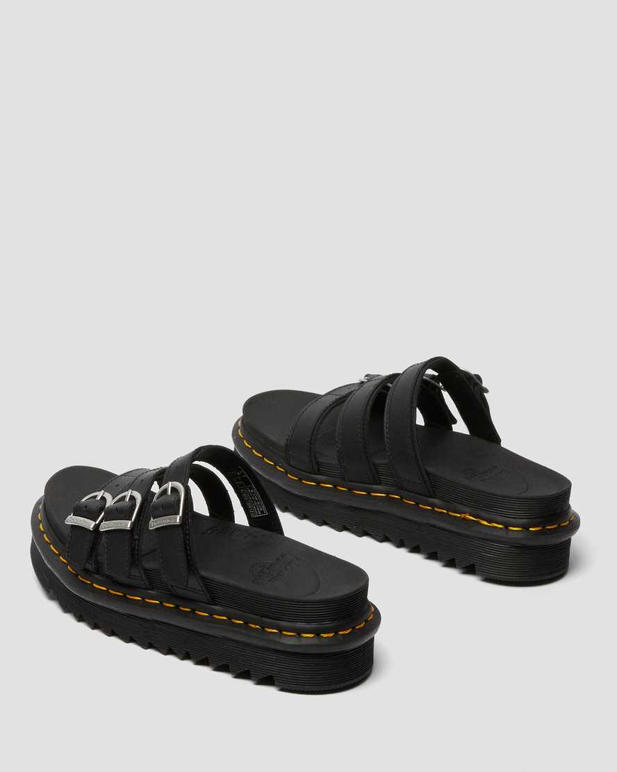 schwarze dr. martens blaire damen-sandalen