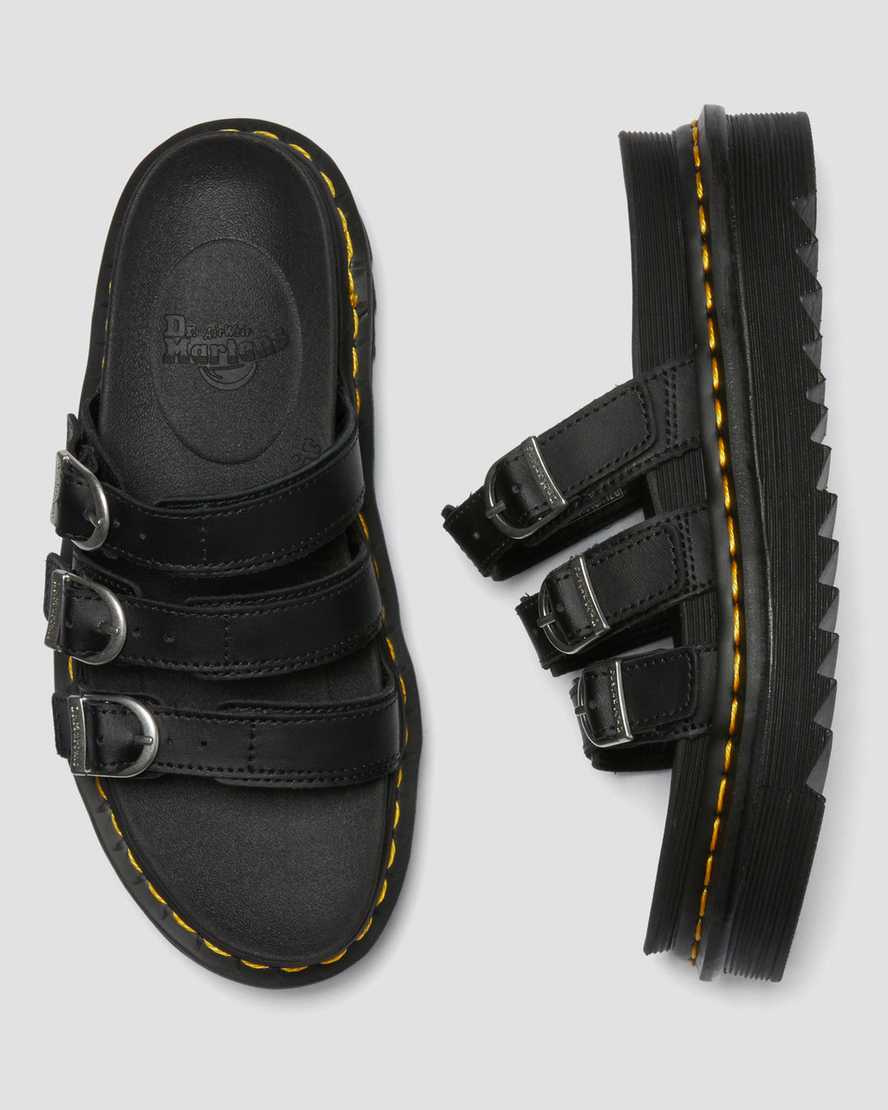 schwarze dr. martens blaire damen-sandalen