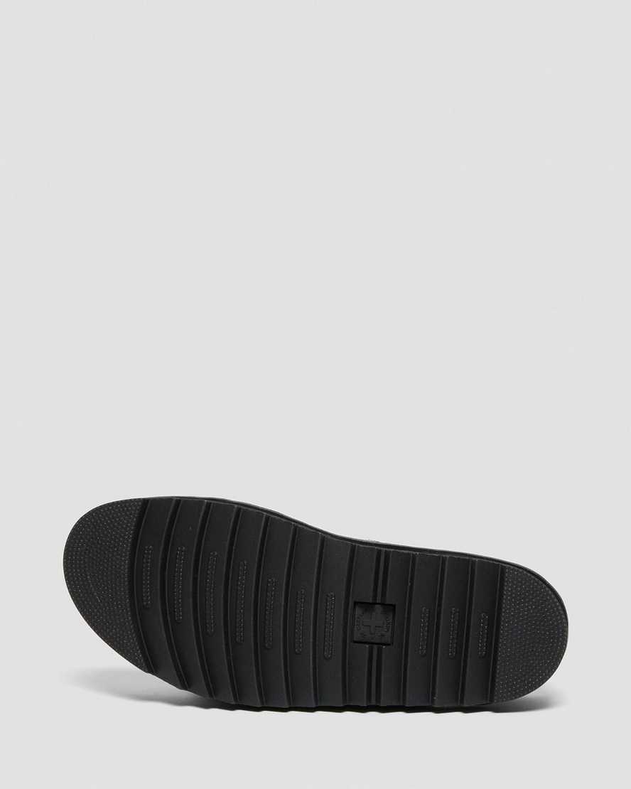schwarze dr. martens myles brando buckle damen-sandalen