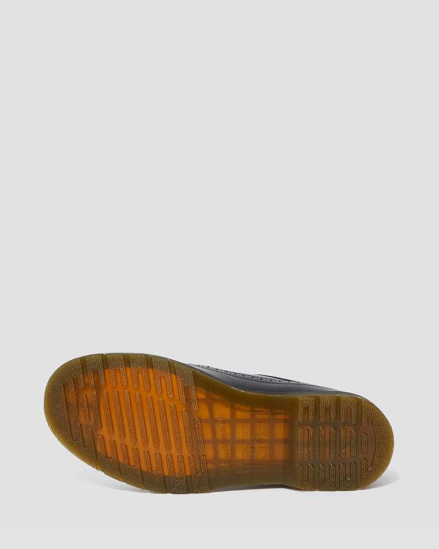 schwarze dr. martens 3989 smooth damen-brogue-schuhe