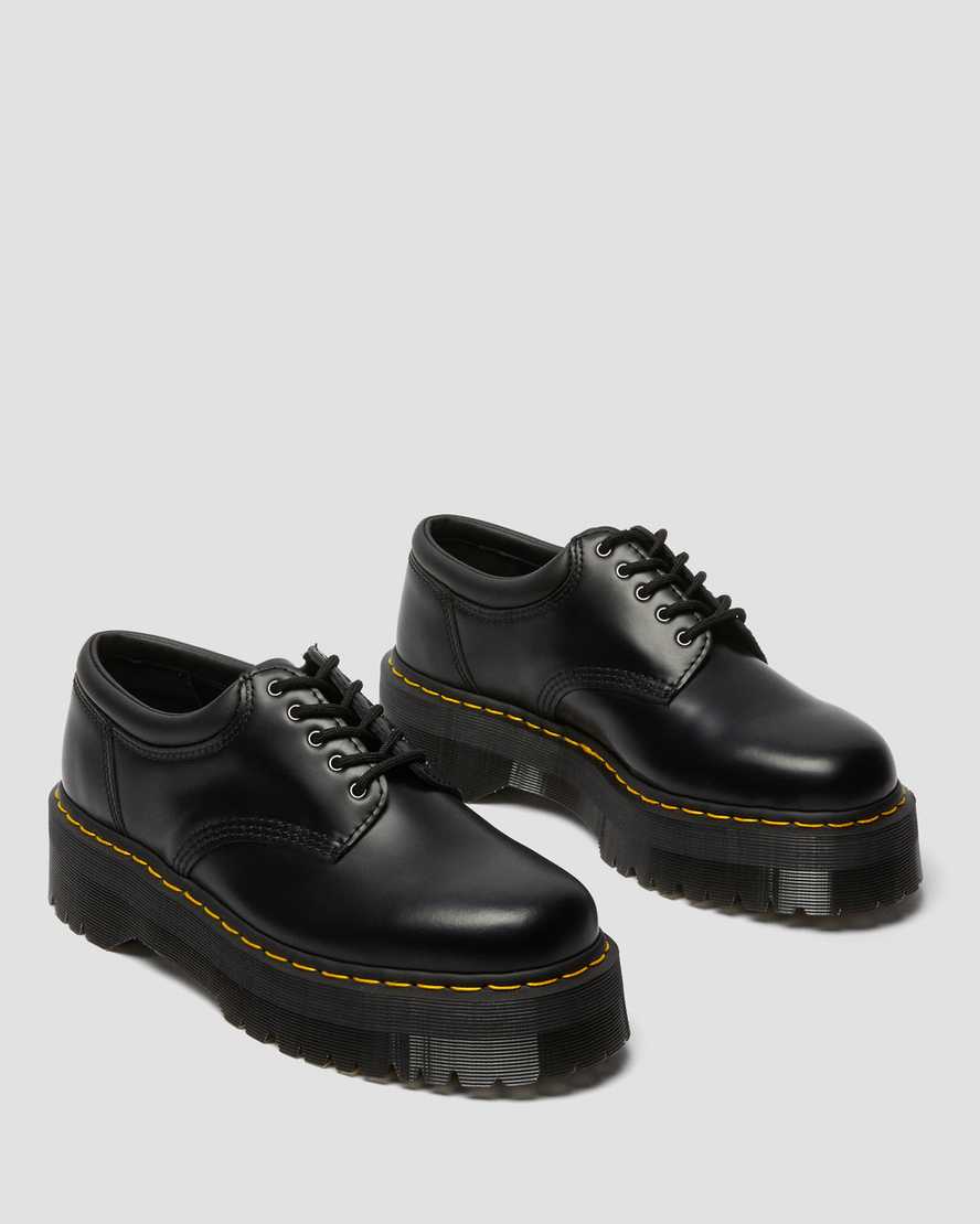 schwarze dr. martens 8053 plateau-damen-freizeitschuhe