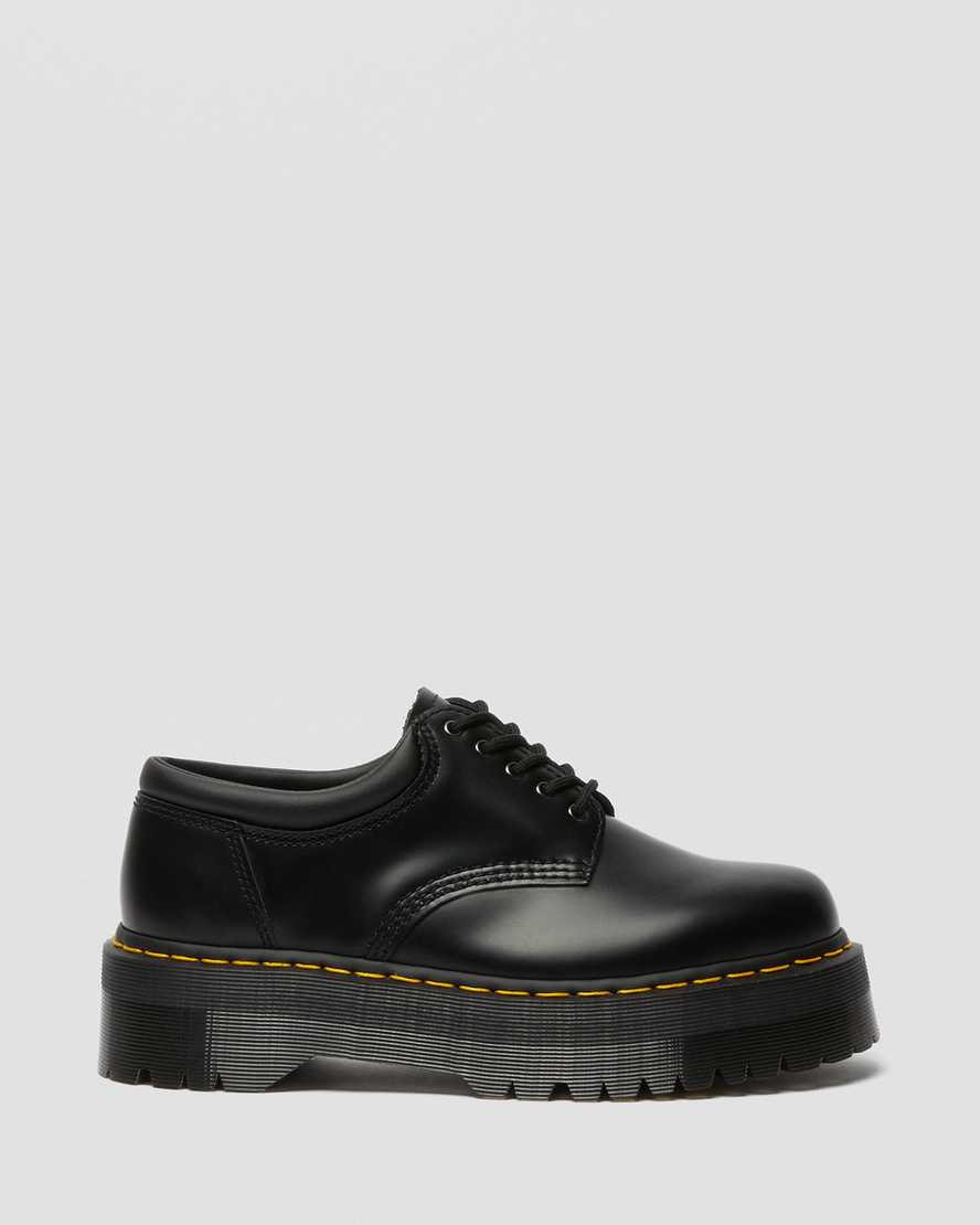 schwarze dr. martens 8053 plateau-damen-freizeitschuhe