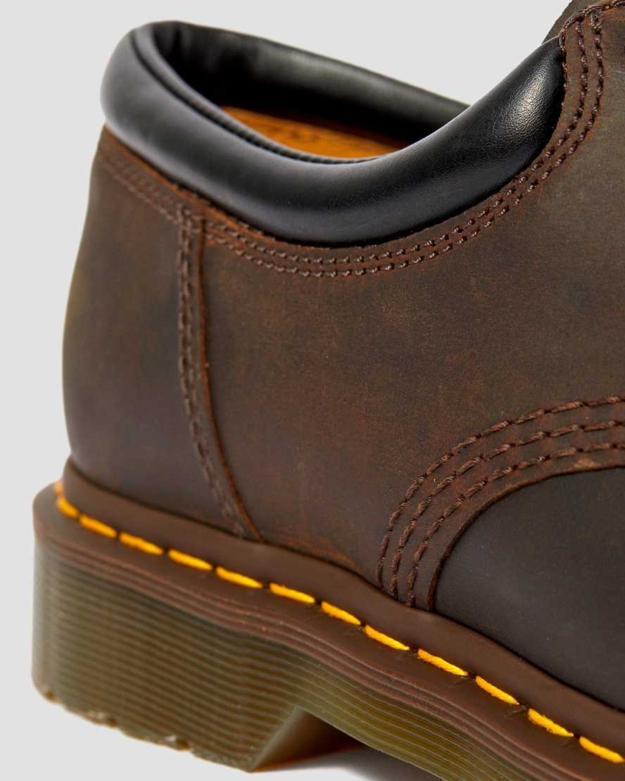 braune dr. martens 8053 crazy horse damen-freizeitschuhe