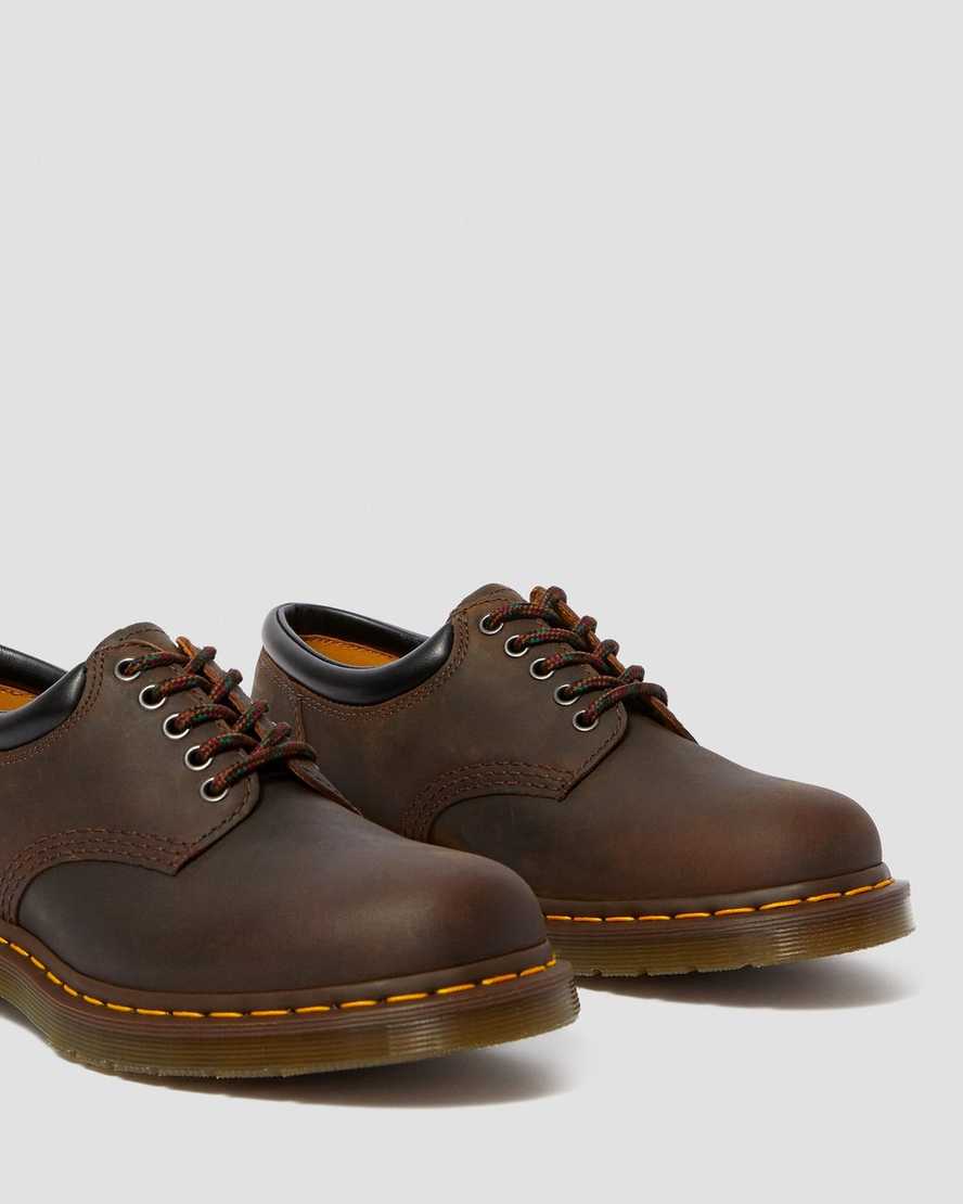 braune dr. martens 8053 crazy horse damen-freizeitschuhe
