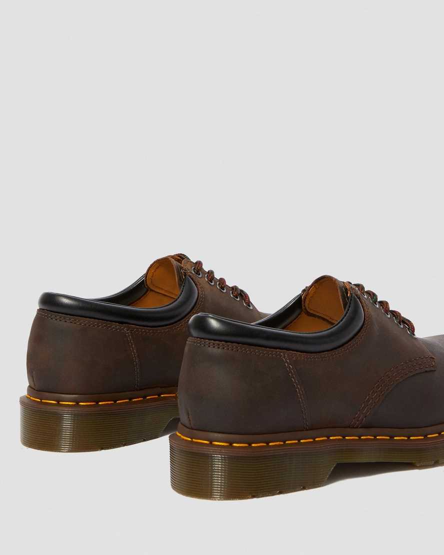 braune dr. martens 8053 crazy horse damen-freizeitschuhe
