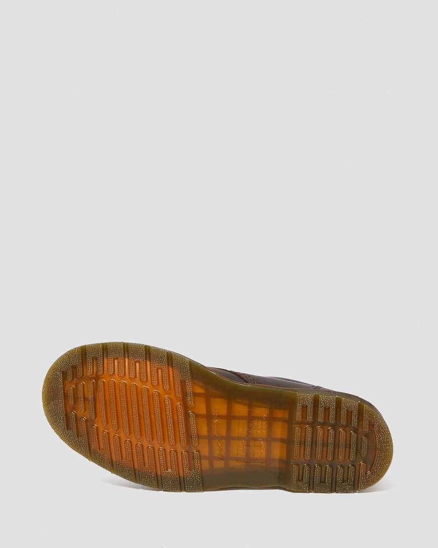 braune dr. martens 8053 crazy horse damen-freizeitschuhe