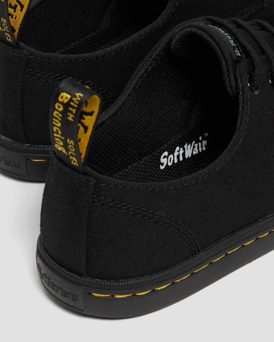 schwarze dr. martens santanita damen-freizeitschuhe