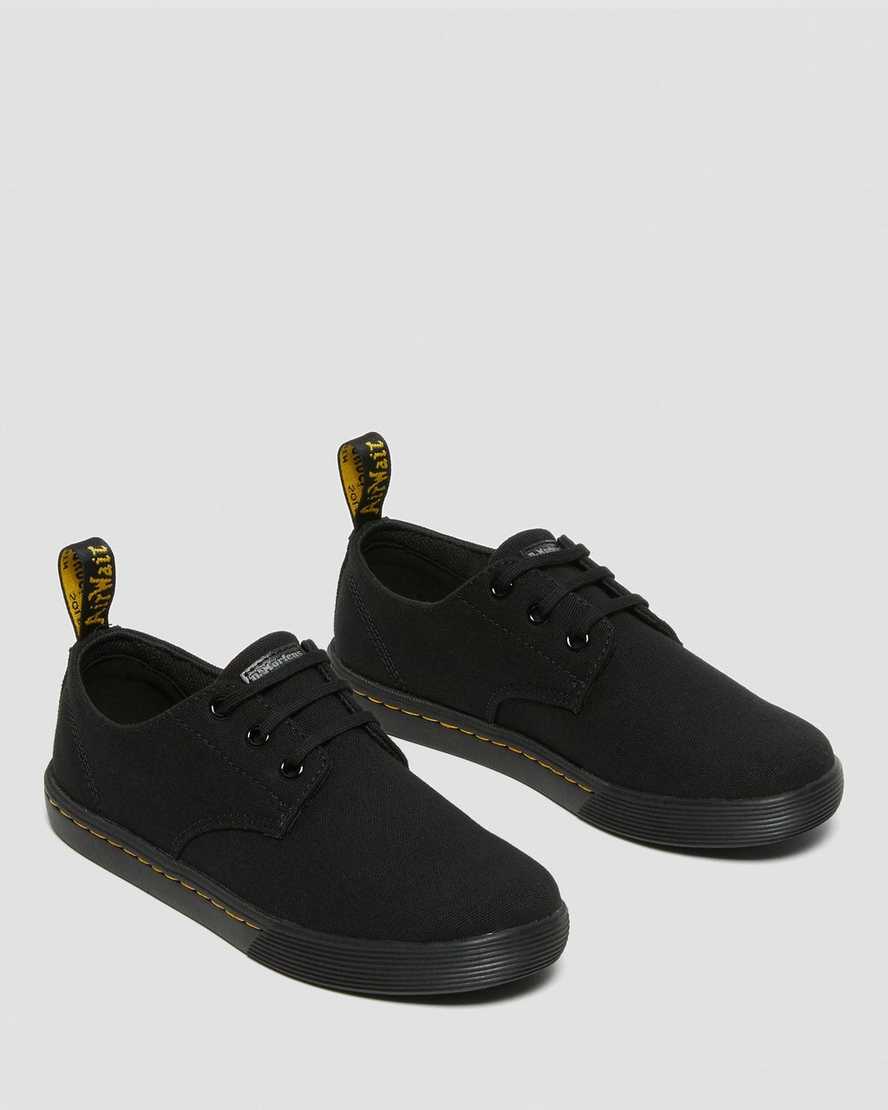 schwarze dr. martens santanita damen-freizeitschuhe