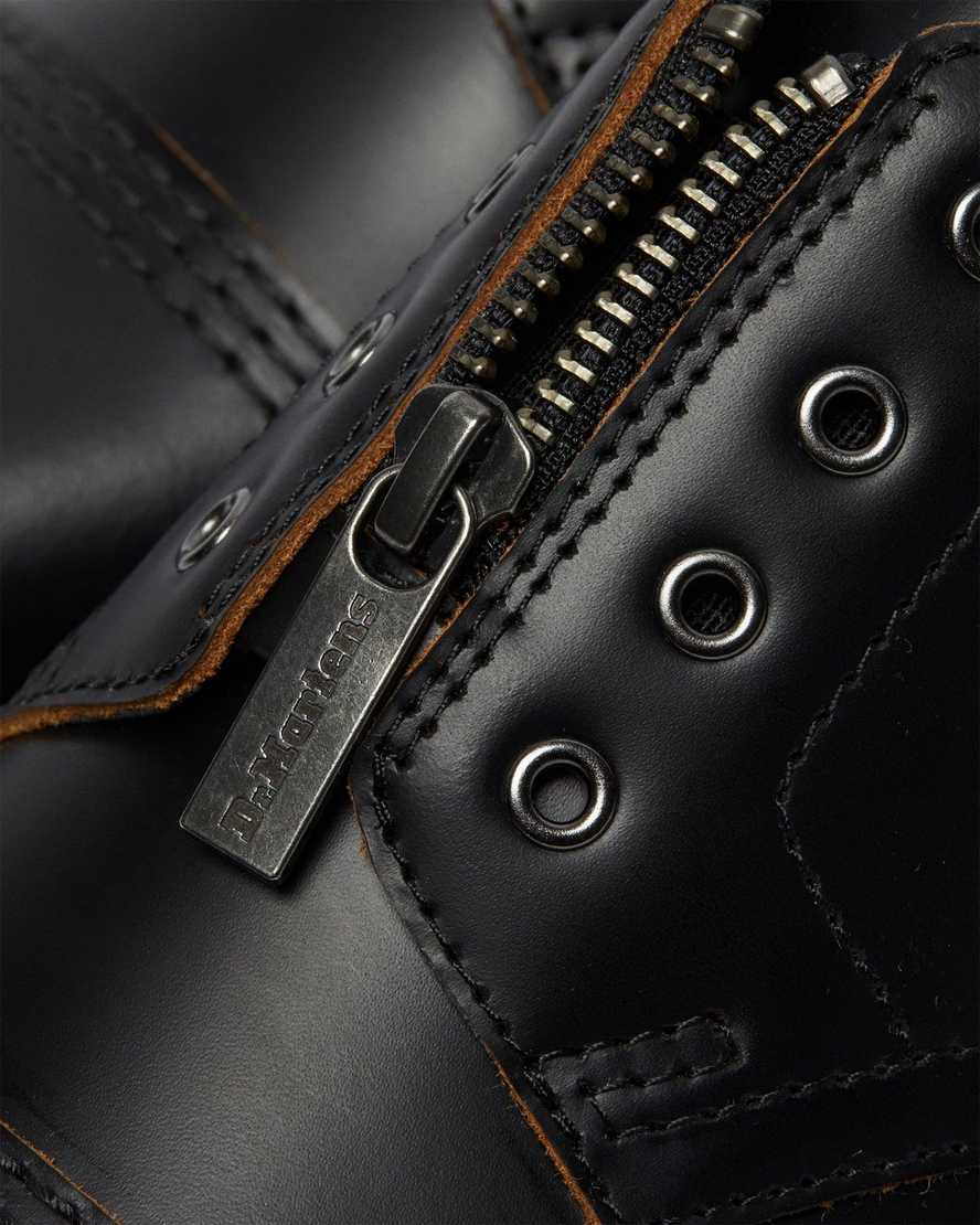 schwarze dr. martens smiths laceless bex damen-freizeitschuhe