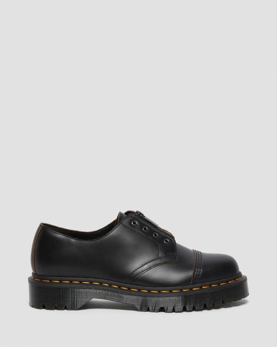 schwarze dr. martens smiths laceless bex damen-freizeitschuhe
