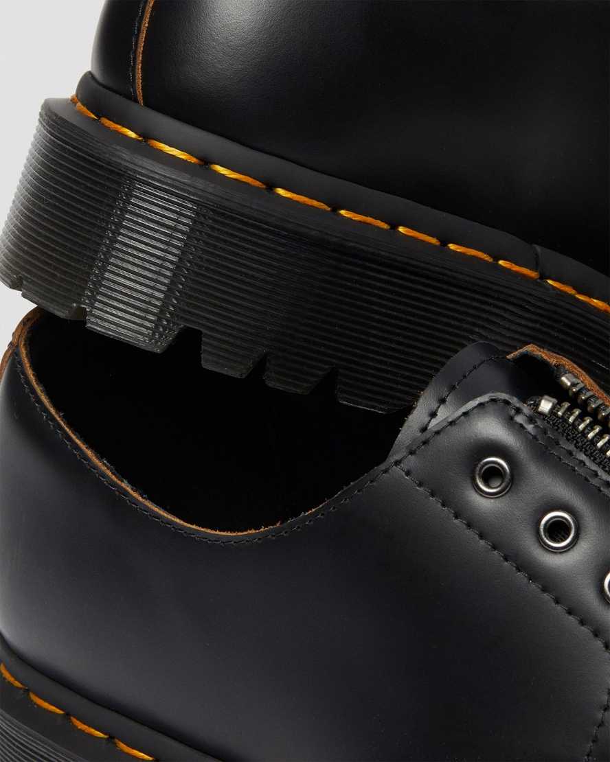 schwarze dr. martens smiths laceless bex damen-freizeitschuhe