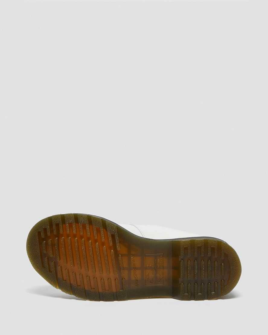 weiße dr. martens 8065 glatte damen-mary-janes