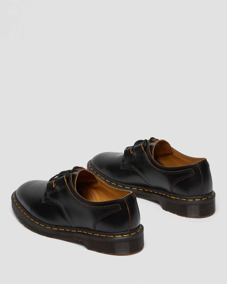 schwarze dr. martens 1461 ghillie damen-oxfordschuhe