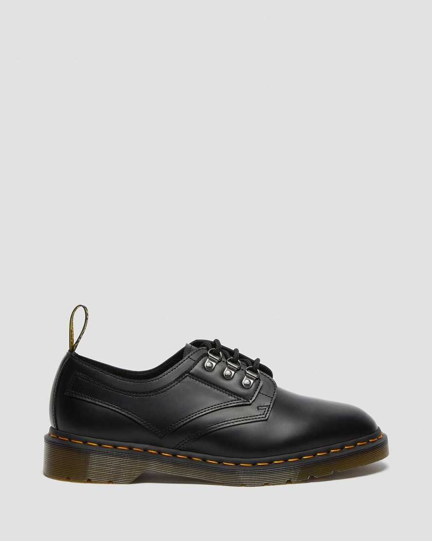 schwarze dr. martens 1461 verso smooth damen-oxfordschuhe