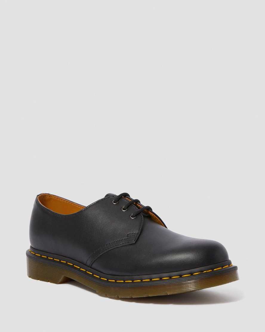 schwarze dr. martens 1461 nappa damen-oxfordschuhe