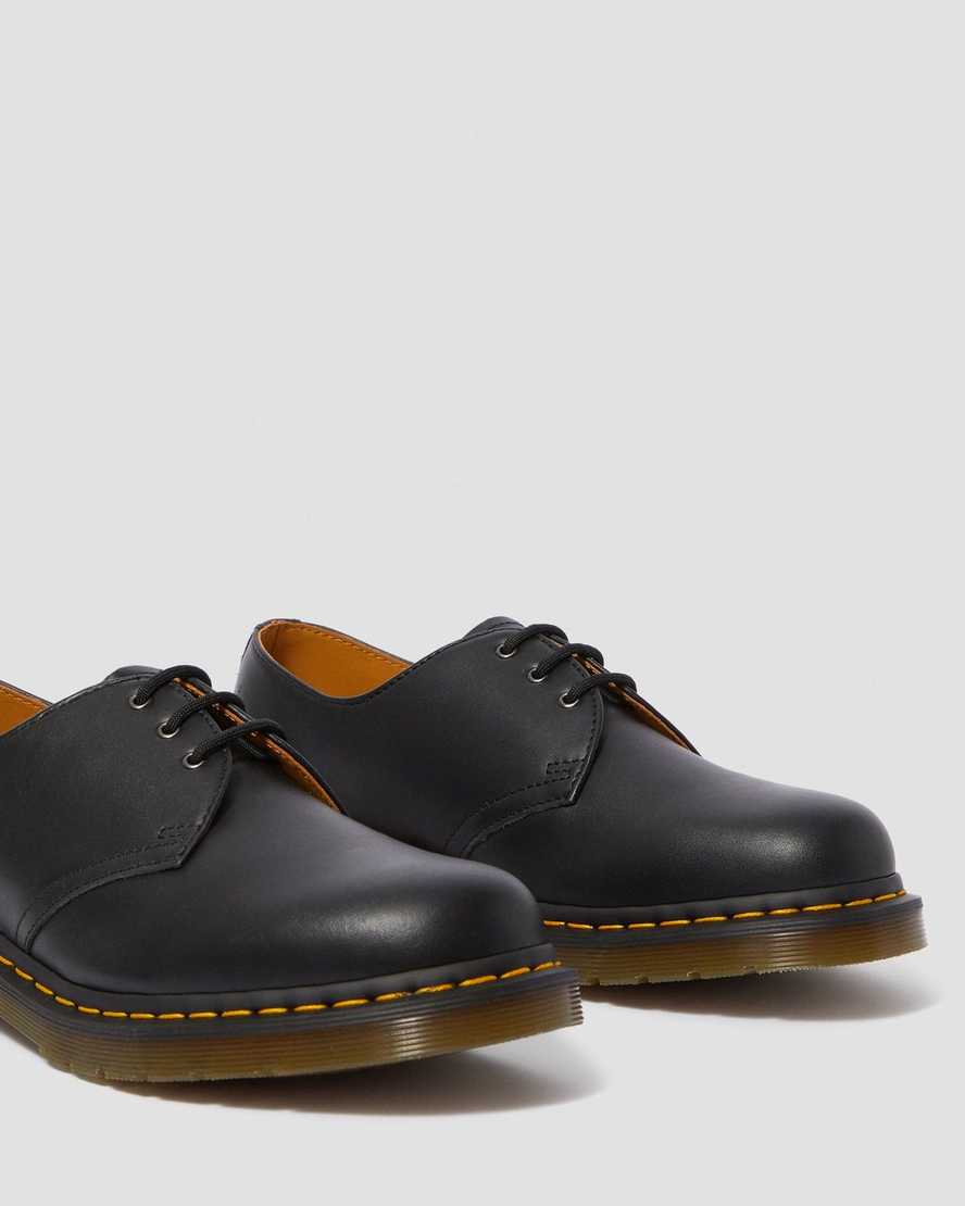 schwarze dr. martens 1461 nappa damen-oxfordschuhe