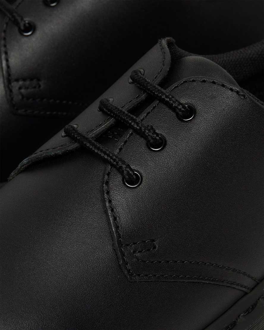 schwarze dr. martens 1461 mono rutschfeste damen-oxfordschuhe