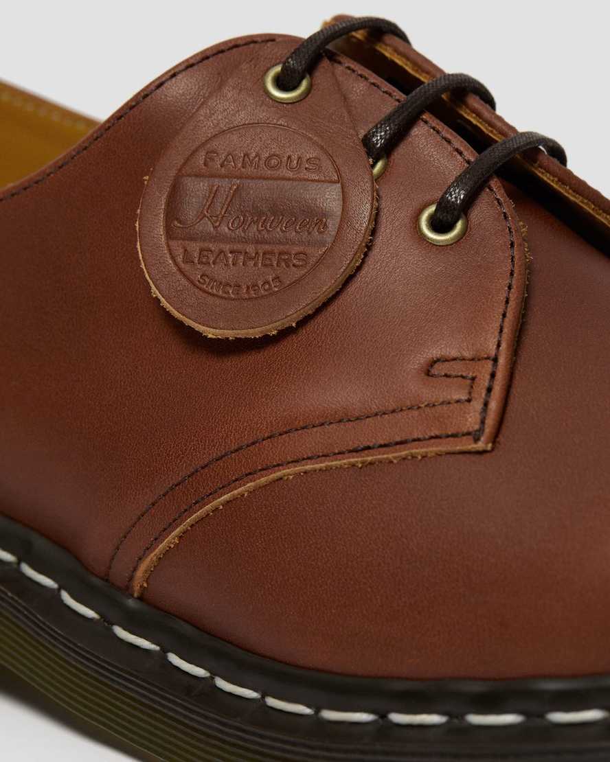 dr. martens 1461 veg tan damen-oxfordschuhe in hellbraun