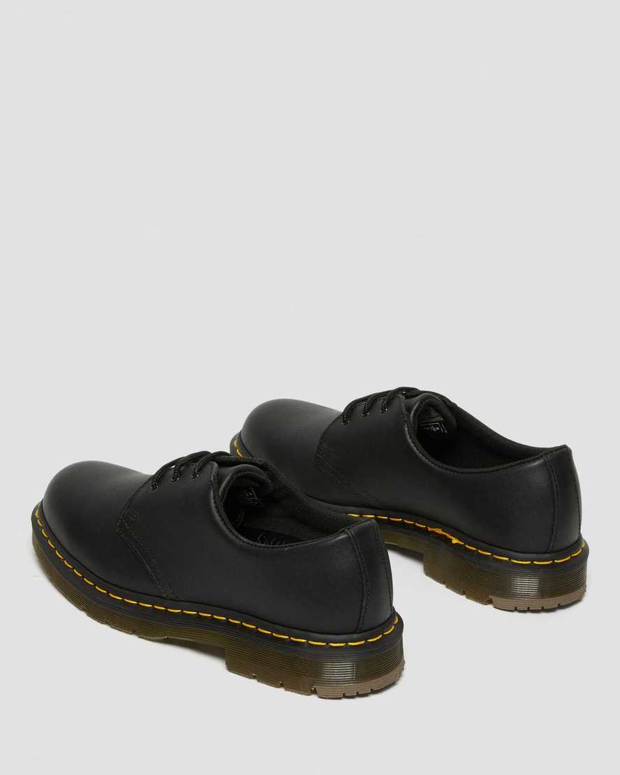schwarze dr. martens 1461 rutschfeste damen-oxfordschuhe