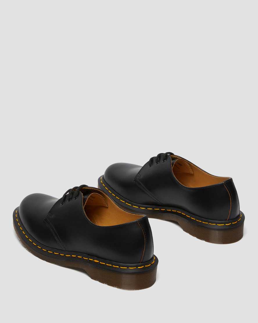 schwarze dr. martens 1461 vintage damen-oxfordschuhe hergestellt in england