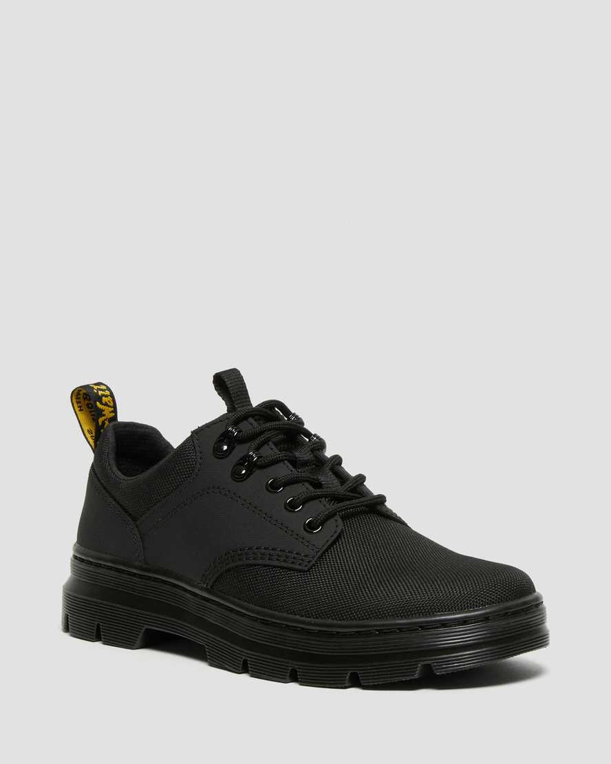 schwarze dr. martens reeder mono damen-utility-schuhe